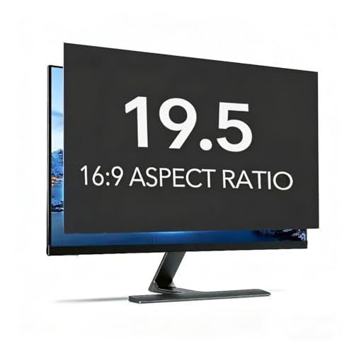 Removable Laptop Privacy Screen Anti Glare Blue Light Screen Protector 24 Inch Computer Privacy Screen Filter for 16:9 Widescreen Monitor(19.5inch/43.3x34 cm) - size: 19.5inch/43.3x34 cm