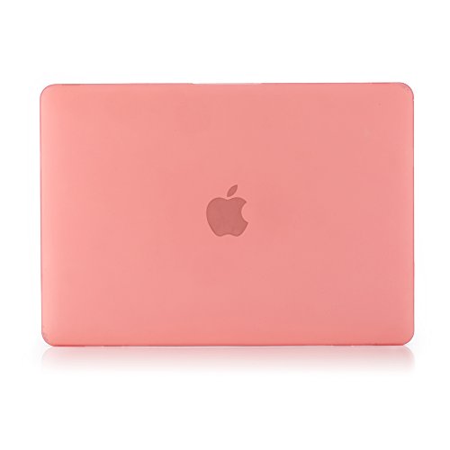 Compatible with MacBook 12 Inch A1534 - Slim Snap On Hard Shell Protective Cover and Keyboard Cover (Pink) - color: Pink