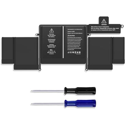 A1582 A1502 MacBook pro Laptop Battery Replacement for MacBook Pro 13 Inch Retina A1502 (Early 2015 Mid 2014 Late 2013) Laptop Battery A1493 A1582 [6559mAh 11.42V 74.9Wh] - size: 11.25*4.13*0.32 inch A1582