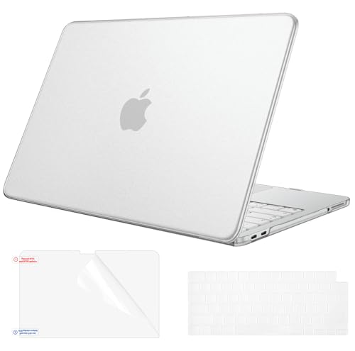 Fintie Case for MacBook Neo 13 Inch with Keyboard Skin & Screen Protector | 2026 A3404, Snap-On Design, Slim Fit, Matte Hard Shell Cover, Fingerprint Resistant, Frost Clear - color: Frost Clear