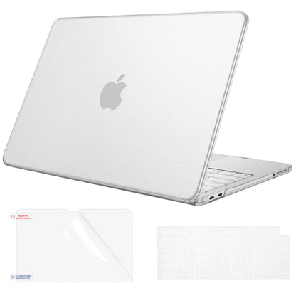 Fintie Case for MacBook Neo 13 Inch with Keyboard Skin & Screen Protector | 2026 A3404, Snap-On Design, Slim Fit, Matte Hard Shell Cover, Fingerprint Resistant, Frost Clear - color: Frost Clear
