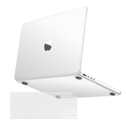 MOSISO Compatible with MacBook Pro 14 inch Case M5 M4 M3 M2 M1 2026-2021 | Ultra-Thin Seamlessly Closes Crack-Resistant Protective Hard Matte Shell&Keyboard Cover, Matte Clear - color: Matte Clear