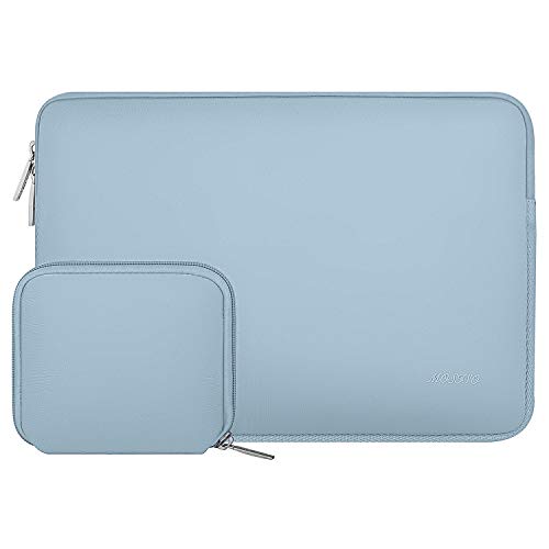 MOSISO Laptop Case 13.3 inch, 13-13.3 inch Laptop Sleeve with Small Case | Compatible with MacBook Air/Pro 13/Pro 14 M5 M4 M3 M2 M1, HP Dell ASUS Lenovo, Neoprene Computer Sleeve Bag, Airy Blue - color: Airy Blue, size: 13.3 inch