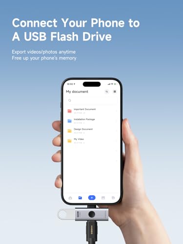 Hagibis USB-C Splitter with 100W Fast Charging and 10Gbps USB 3.2, 2 in 1 OTG Adapter for iPhone 16/15 Pro Max, iPad Pro, MacBook, Rog Ally, Steam Deck, Quest 3 2 (TUA08 USB + PD)