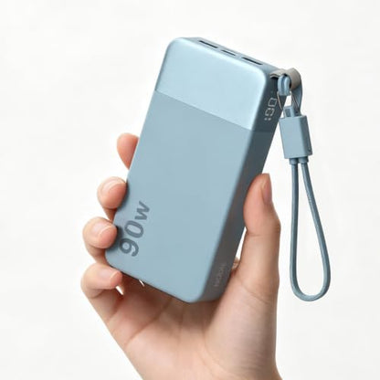 NOBIS Power Bank 90W 20000mAh Laptop Portable Charger - color: Blue