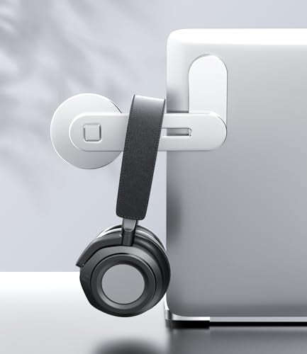 CloudValley Magnetic Laptop Phone Holder for iPhone 17/16/15/14/13 MagSafe | Adjustable Phone Monitor Side Mount, Slim Portable Foldable Computer Expansion Bracket, Silver - color: Sliver