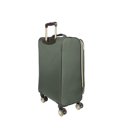 Kenneth Cole REACTION Chelsea Chevron Quilted Luggage, Olive, 3-Piece Set (20"/24"/28") - color: Olive, size: 3-Piece Set (20"/24"/28")