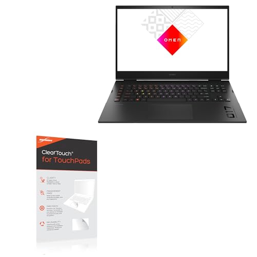 BoxWave Touchpad Protector Compatible with HP Omen 17 - ClearTouch for Touchpad (2-Pack), Pad Protector Shield Cover Film Skin