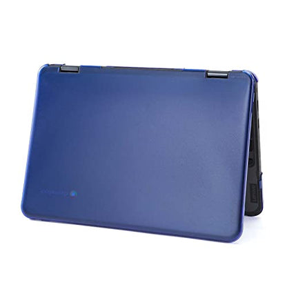 mCover Case Compatible for 2021~2022 11.6" Lenovo Chromebook 300E G3 / 500E Gen 3 Convertible Laptop ONLY (NOT Compatible for Other Lenovo Models) - Blue