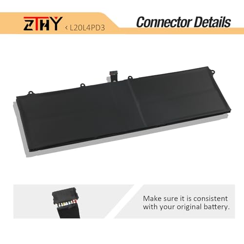 L20M4PD3 L20L4PD3 Laptop Battery Replacement for Lenovo Legion S7-15ACH6 | S7-16IAH7 S7-16ARHA7 ThinkBook 16p G2 ACH, ThinkBook 16p G3 ARH Series B11C04262 5B11C04261 SB11C04260 5B11C04256 15.36V 71Wh - size: 11.18*3.30*0.23inch L20L4PD3