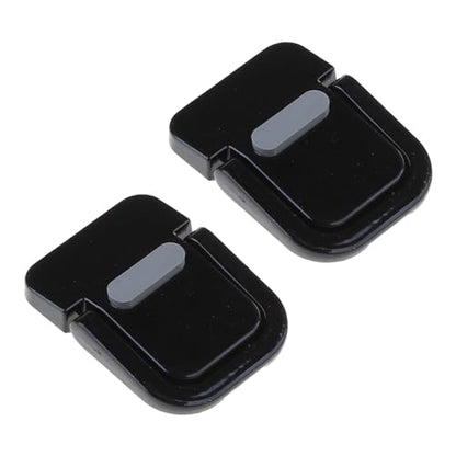 2Pcs Invisible Laptops Stand Portable Foldable Cooling Ergonomics Lightweight Bracket Mount Easy to Carry - color: Black