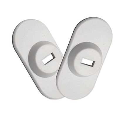 Laptop Cable Lock Hardware Security Cable Lock Anti Theft Combination Lock for iPad Tablet Laptop MacBook and All Other Notebooks and Tablets （2pcs White - color: Rectangular white 2pcs