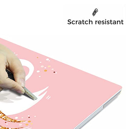 Laptop Skin Sticker,13.3 14 15 15.4 15.6 inch Laptop Skins,Universal Vinyl Decal,Dustproof Scratch Resistant Reusable Cover Protector with Free 2 Wrist Pads (Sweet Princess) - color: Sweet Princess