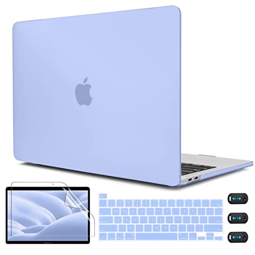 CISSOOK Compatible with MacBook Pro 13 Inch Case 2023 M2 Chip, Hard Shell Case & Keyboard Cover for MacBook Pro 13 inch with Touch Bar 2020-2023 Release M2&M1 A2238 A2289 A2251 Model, Sierra Blue - color: Sierra Blue