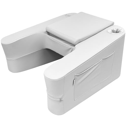 Ultimate Gaming Pillow & Lap Desk Combo,Large Ergonomic Bed Rest with Cup Holder, Phone Stand & Pockets, Reading Pillow for Adults, Laptop Stand for Bed & Couch, Dorm Room & Gamer Gifts