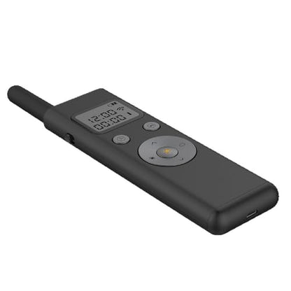 Wireless Presentation Clicker with LCD Display, 300M Long Range Green Presenter Remote, Rechargeable PPT Pointer for Laptop/PC/Mac