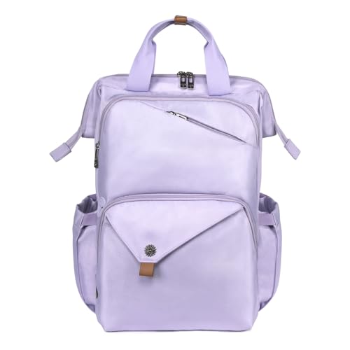 Hap Tim Laptop Backpack for Women - Travel, Work, Nurse & Teacher - Purple (7651-PP) - color: Purple
