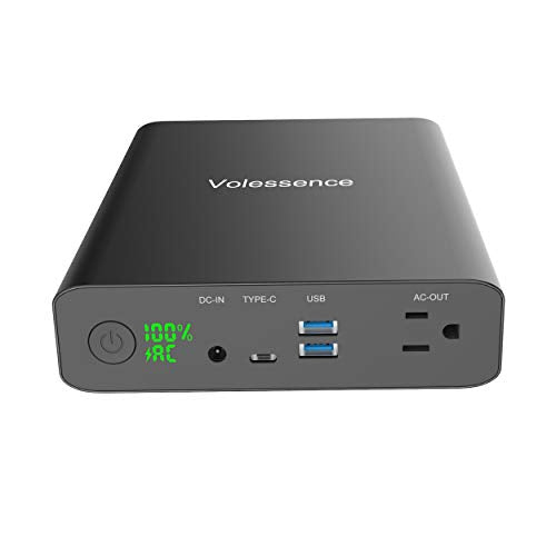 60000mAh AC 130W Outlet Laptop Power Bank, 110V Portable Charger | Powers MacBook, Drone, Projector, TV, Phone, Tablet & Camera. Ideal for Camping, RT, Travel, Outages & Overnight CPAP Backup