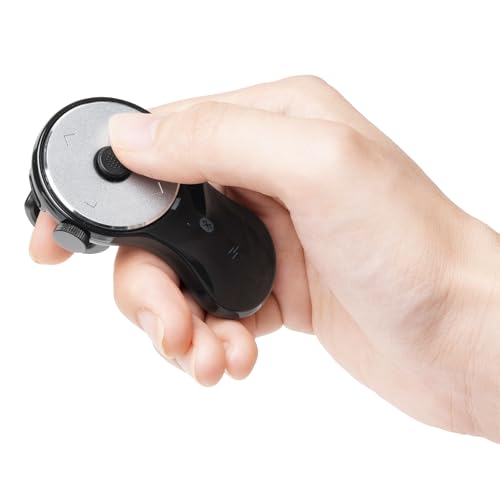 SANWA 2 in 1 Ring Mouse, 2-Device Switch, Wireless Presentation Clicker | Portable Mini Wearable Mouse, 800 DPI, Rechargeable Handheld Remote Mice, Compatible for PC, Laptop, Mac, Tablet, e-Book