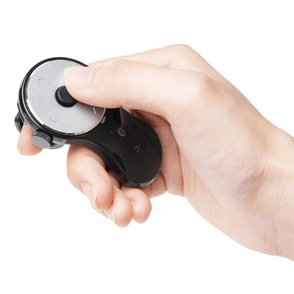 SANWA 2 in 1 Ring Mouse, 2-Device Switch, Wireless Presentation Clicker | Portable Mini Wearable Mouse, 800 DPI, Rechargeable Handheld Remote Mice, Compatible for PC, Laptop, Mac, Tablet, e-Book
