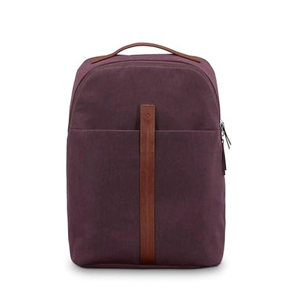 Samsonite Virtuosa Carry-On Travel Backpack with Padded Laptop Sleeve, Merlot - color: Merlot