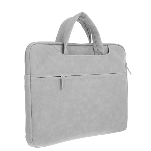 Laptop Sleeve Case for Notebook Pu Protective Bag Front Pocket Water-Resistant Carrying Case for Business Travel Compatible Laptops