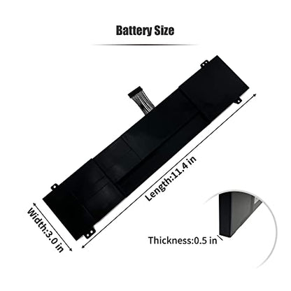 93.48Wh GKIDT-03-17-3S2P-0 Laptop Battery Compatible with Adata XPG Xenia 15 Schenker XMG Fusion 15 XFU15L19 Notebook GKIDT-00-13-3S2P-0 3ICP6/62/69-2 3ICP6/63/69-2 [11.4V 8200mAh 6-Cell]