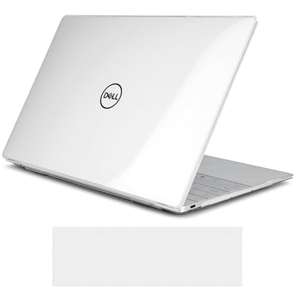 Crystal Clear Case for Dell XPS 13 Copilot+ PC 13.4" Display 2024 – Slim Lightweight Transparent Laptop Shell with Scratch-Resistant Protection, Ventilation Design, Clear - color: Clear