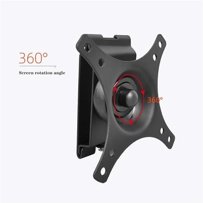 Monitor Stand Single Monitor Wall Mount Fits Most 15-27" LCD Monitor, Adjustable Steel Monitor Mount Tilt & Rotate, VESA 75x75/100x100 mm, Holds up to 29.98lbs Monitor Stand Desk arm