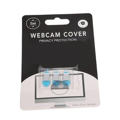 3 Discreet Webcam Privacy | 0.7mm Tool-Less Adhesive Cover Smartphones, Tablets, Laptops | Anti-Peeping Design Camera Privacy Cover Protector Suitable for Laptops Tablets Phones Tool - color: B