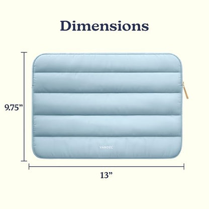 Vandel The Original Puffy Laptop Sleeve Case, 13-14 inch Laptop Sleeve Bag | Compatible with MacBook Air/Pro 13/Pro 14/iPad Pro 12.9, HP Dell ASUS Computer Case Bag Cover, Stylish Aesthetic Design - color: b. Blue, size: 13-14 Inch