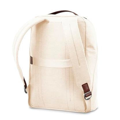 Samsonite Virtuosa Carry-On Travel Backpack with Padded Laptop Sleeve, Off White - color: Off-white
