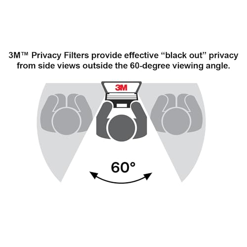 3M Frameless Blackout Privacy Filter for 18.5" Widescreen Flat Panel Monitor, 16:9 Aspect Ratio