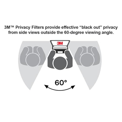 3M Frameless Blackout Privacy Filter for 18.5" Widescreen Flat Panel Monitor, 16:9 Aspect Ratio