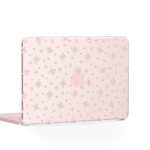 Feams for MacBook Neo 13 Inch Case 2026 A3404, Stylish Protective Clear Case Hard Shell Transparent Cover for MacBook Neo 13 Inch 2026 (A18 Pro Chip) with Keyboard Cover, Rose Ditsy - color: Rose Ditsy