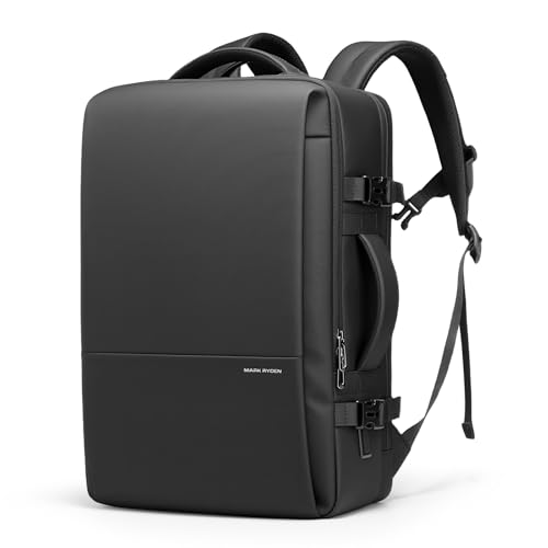 MARK RYDEN Business Backpack for Men, 30L Waterproof Laptop Backpack | 17.3 Inch Professional Work Backpack with USB Charging Port, Anti-Theft Travel Backpack for Office, College & Daily Commuting - color: Elegant Black, size: Standard – 30L
