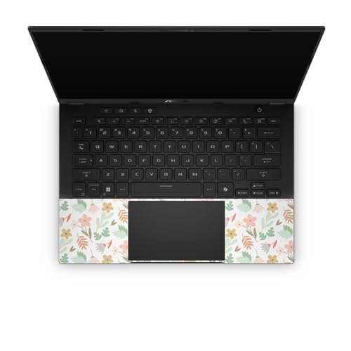 Laptop Skin Compatible with Asus TUF Gaming A14 (2026) - Neutral Flowers - Premium 3M Vinyl Protective Wrap Decal Cover - Easy to Apply | Crafted in the USA by MightySkins - color: Neutral Flowers, size: TUF Gaming A14 (2026) Full Cover Skin, style: Matte