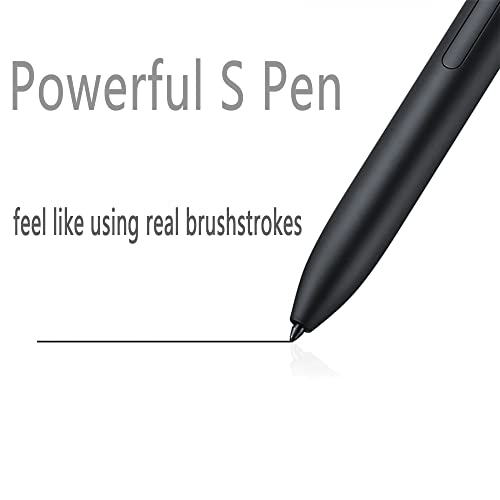 Galaxy Tab S7 Stylus Pen Replacement for Samsung Galaxy Tab S7, Tab S7+ Plus, Tab S7 FE, S8, S8+, S8 Ultra S Pen Stylus+ Tips/Nibs (Black Pen) - color: Black
