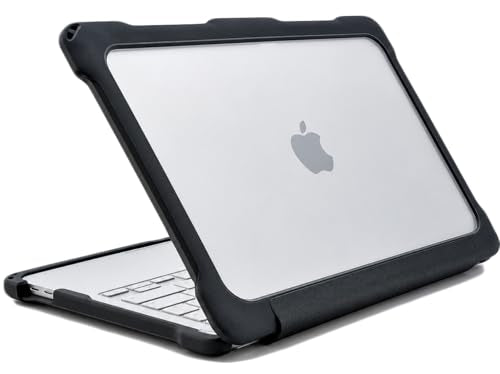 MacBook Neo 13 Case – Heavy Duty Protective Cover with Clear Back, TPU Bumper, Asset Tag Friendly, School & Classroom Ready (10 Pack) - size: 10 Pack