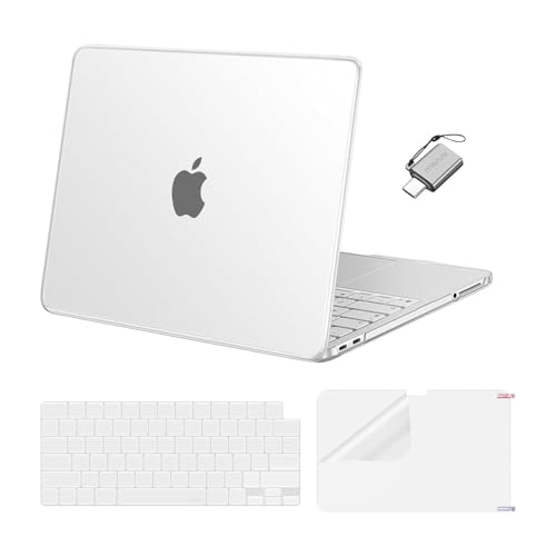 MOSISO Cover Compatible with MacBook Neo Case 13 inch 2026 Release Model A3404, Ultra-Thin Scratch & Crack Resistant Protective Hard Shell Case&TPU Keyboard Cover&Screen Film&Type C, Frosted Clear - color: Frosted Clear