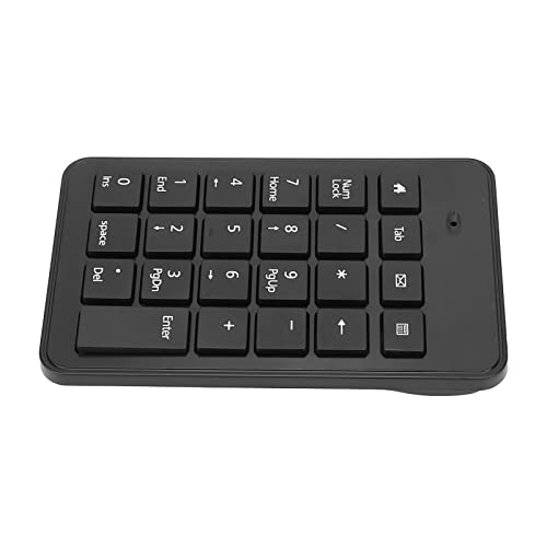 Yoidesu USB Wired Number Pad 23 Full Size Keys External Numeric Keypad, Low Noise Ergonomic Keyboard for Laptop PC, Plug and Play Comfortable Touch Number Keypad for Data Entry and
