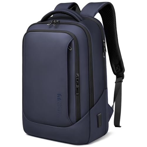 hk Laptop Backpack for Men for 15.6 Inch Computer Bag with USB A&C Charger | Durable WaterResistant HighTech Daypack Casual Backpack for Business Work College Weekender Travel,Blue - color: Blue, size: 15.6 inch