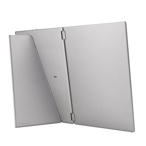ASUS ZenScreen Duo OLED 360° Foldable Portable Monitor (MQ149CD) - Dual 14-inch, 16:10, 1920x1200, DisplayHDR400 True Black, 100% DCI-P3, Delta<2, Dual USB-C, Mini-HDMI, Kickstand, 3 yr Warranty - style: 14" Duo OLED Fodable USB-C