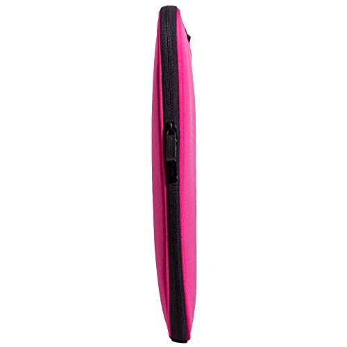 Laptop Sleeve 15.6 Inch Foldable Slim Case Lightweight Bag Notebook Computer Carrying Flip Cover (Pink) - color: Pink, size: 15.6 Inch