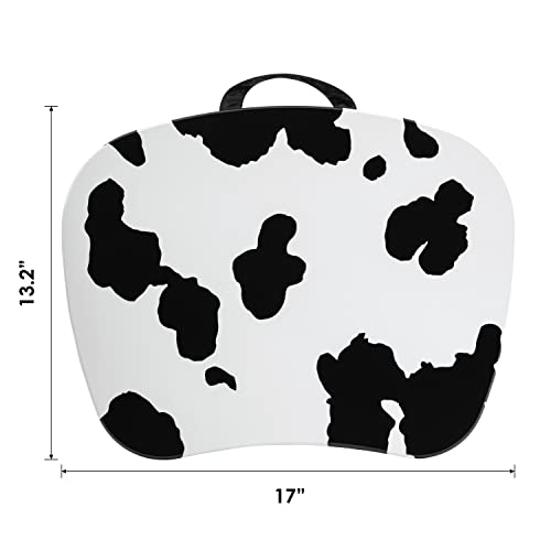 LAPGEAR MyStyle Portable Lap Desk with Cushion - Cow Print - Fits up to 15.6 Inch Laptops - Style No. 45338 - color: Cow Print
