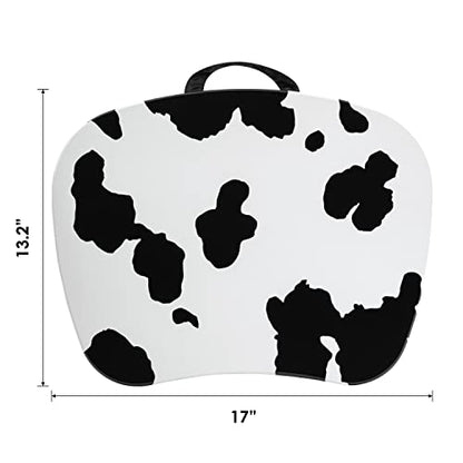 LAPGEAR MyStyle Portable Lap Desk with Cushion - Cow Print - Fits up to 15.6 Inch Laptops - Style No. 45338 - color: Cow Print