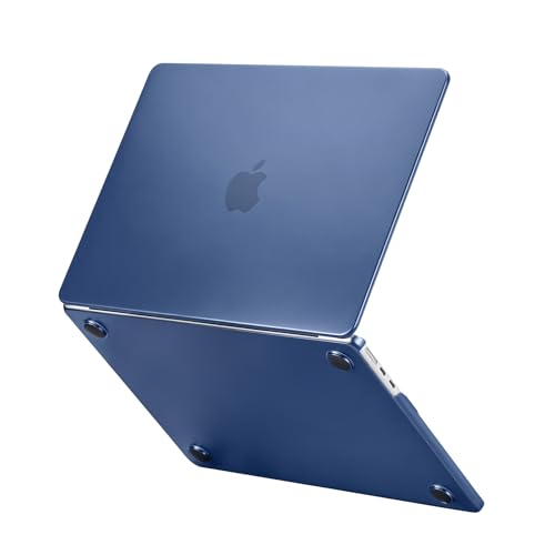 Omnpak for MacBook Air 13 inch Case, M5 M4 M3 M2 2026-2022 A3449 A3240 A3113 A2681, Scratch & Fingerprint Resistant, Frosted Matte Lightweight Hard Shell Protective Cover for MacBook Air 13.6 inch - color: Matte Blue