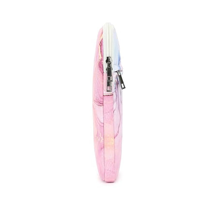 Pink Marble Laptop Sleeve Case Bag with Pocket for MacBook Pro 14 inch,Surface Laptop 14.4 inch and HP Lenovo Dell ASUS Acer 14 inch Laptop - color: Pink Marble, size: 14 inch
