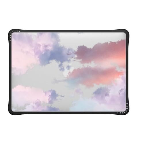 CASETiFY Impact MacBook Air 13" (M1/Intel) Case [Cushioned Impact Corners/Scratch-Resistant/Anti-Slip Grip] - Clouds - Clear Black - color: Clouds, size: MacBook Air 13" (M1 / Intel)