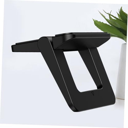2pcs Mini Laptop Stand Foldable Laptop Holder Heightening Desk Stand Portable Notebook Holder for Travel Work Home Black